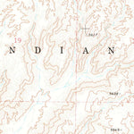 United States Geological Survey Standing Horse Mesa, AZ (1972, 24000-Scale) digital map