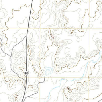United States Geological Survey Standing Horse Mesa, AZ (2021, 24000-Scale) digital map