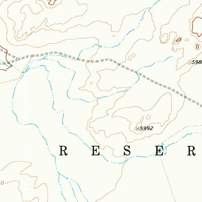 United States Geological Survey Standing Rock NW, NM (1970, 24000-Scale) digital map