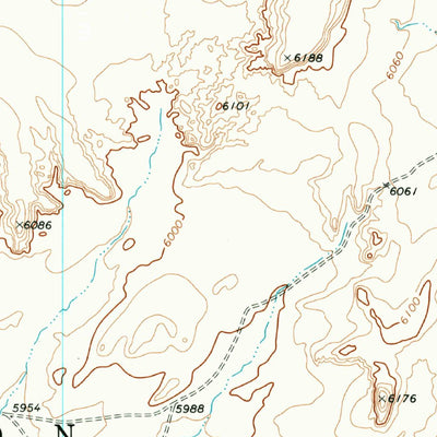United States Geological Survey Standing Rock NW, NM (1970, 24000-Scale) digital map