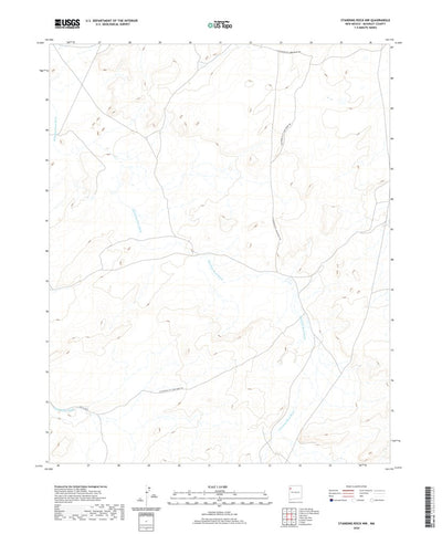 United States Geological Survey Standing Rock NW, NM (2020, 24000-Scale) digital map