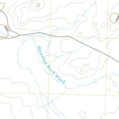 United States Geological Survey Standing Rock NW, NM (2020, 24000-Scale) digital map
