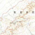 United States Geological Survey Standing Rocks, AZ (1969, 24000-Scale) digital map