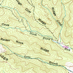 United States Geological Survey Standingstone Mountain, SC-NC (1965, 24000-Scale) digital map