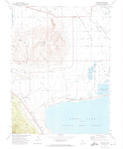 United States Geological Survey Standish, CA (1972, 24000-Scale) digital map