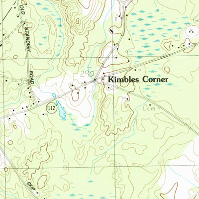 United States Geological Survey Standish, ME (1983, 24000-Scale) digital map