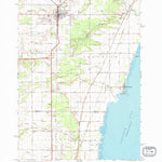 United States Geological Survey Standish, MI (1967, 24000-Scale) digital map