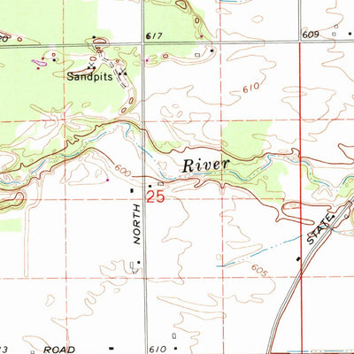 United States Geological Survey Standish, MI (1967, 24000-Scale) digital map
