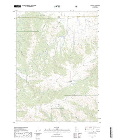 United States Geological Survey Standrod, UT (2023, 24000-Scale) digital map