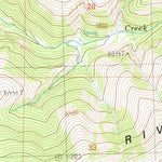 United States Geological Survey Standrod, UT-ID (1990, 24000-Scale) digital map