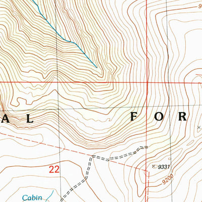 United States Geological Survey Standrod, UT-ID (2001, 24000-Scale) digital map