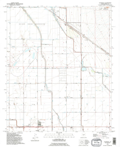 United States Geological Survey Stanfield, AZ (1992, 24000-Scale) digital map
