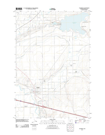 United States Geological Survey Stanfield, OR (2011, 24000-Scale) digital map