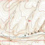United States Geological Survey Stanfield SE, OR (1962, 24000-Scale) digital map