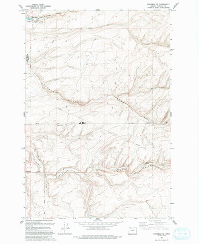 United States Geological Survey Stanfield SE, OR (1993, 24000-Scale) digital map