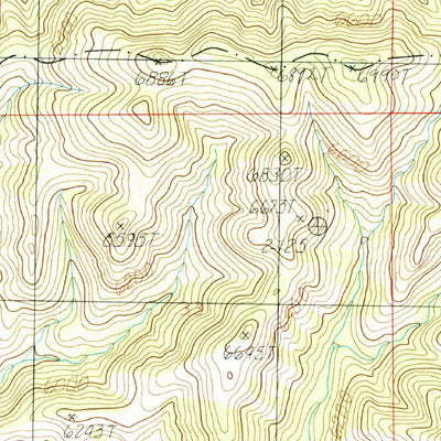 United States Geological Survey Stanford Canyon, AZ (1986, 24000-Scale) digital map