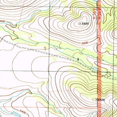 United States Geological Survey Stanford Canyon, AZ (1996, 24000-Scale) digital map