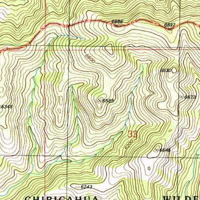 United States Geological Survey Stanford Canyon, AZ (1996, 24000-Scale) digital map