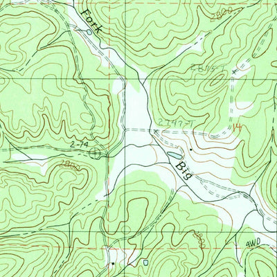 United States Geological Survey Stanford, ID (1990, 24000-Scale) digital map