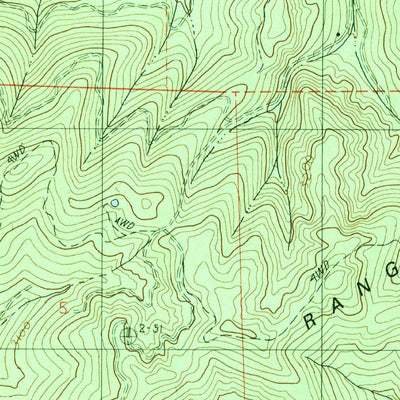 United States Geological Survey Stanford, ID (1990, 24000-Scale) digital map