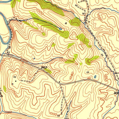 United States Geological Survey Stanford, KY (1952, 24000-Scale) digital map