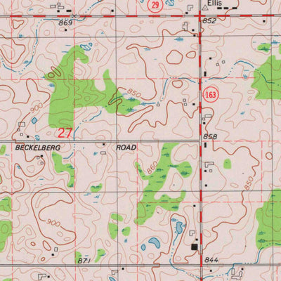United States Geological Survey Stangelville, WI (1978, 24000-Scale) digital map
