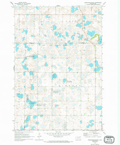 United States Geological Survey Stangland Slough, SD (1970, 24000-Scale) digital map