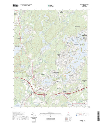 United States Geological Survey Stanhope, NJ (2023, 24000-Scale) digital map