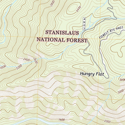 United States Geological Survey Stanislaus, CA (2021, 24000-Scale) digital map