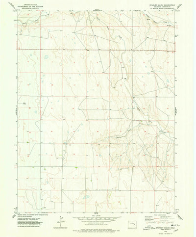 United States Geological Survey Stanley Gulch, CO (1975, 24000-Scale) digital map