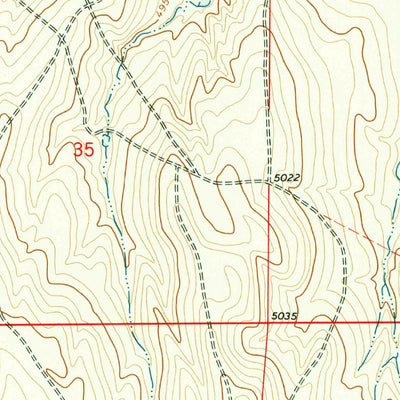 United States Geological Survey Stanley Gulch, CO (1975, 24000-Scale) digital map