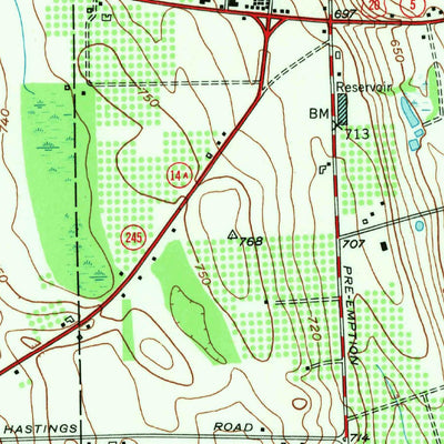 United States Geological Survey Stanley, NY (1952, 24000-Scale) digital map