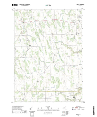 United States Geological Survey Stanley, NY (2023, 24000-Scale) digital map