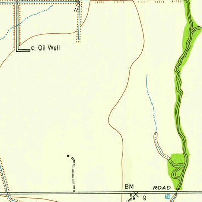 United States Geological Survey Stanolind Reservoir, TX (1943, 24000-Scale) digital map