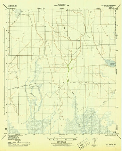 United States Geological Survey Stanolind Reservoir, TX (1945, 31680-Scale) digital map