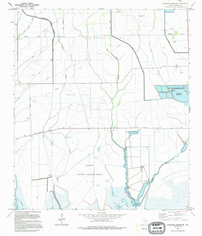 United States Geological Survey Stanolind Reservoir, TX (1994, 24000-Scale) digital map