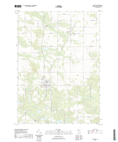 United States Geological Survey Stanton, MI (2019, 24000-Scale) digital map