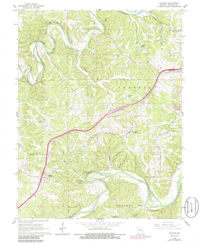 United States Geological Survey Stanton, MO (1965, 24000-Scale) digital map