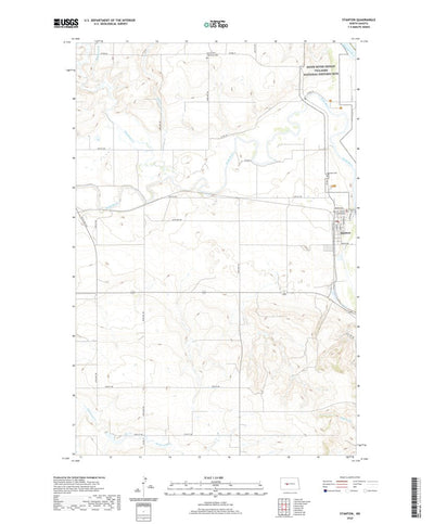 United States Geological Survey Stanton, ND (2020, 24000-Scale) digital map