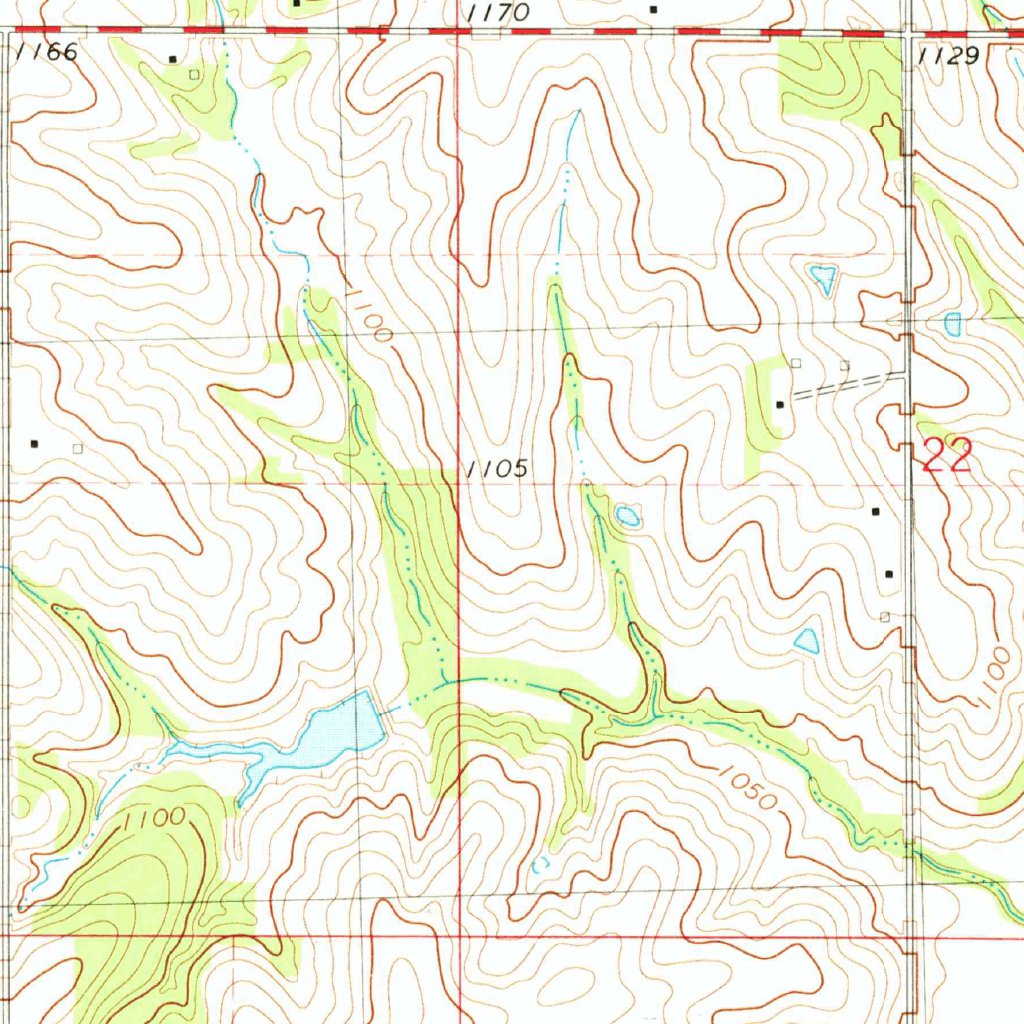 Stanton Ridge Map Stanton SW, IA (1978, 24000-Scale) Map by United States Geological ...