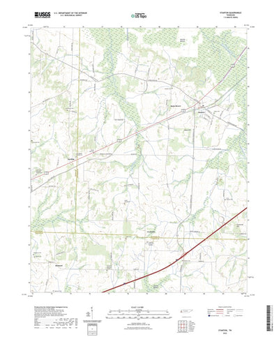 United States Geological Survey Stanton, TN (2022, 24000-Scale) digital map