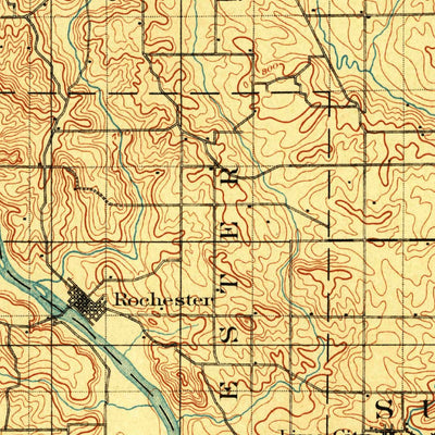 United States Geological Survey Stanwood, IA (1901, 125000-Scale) digital map