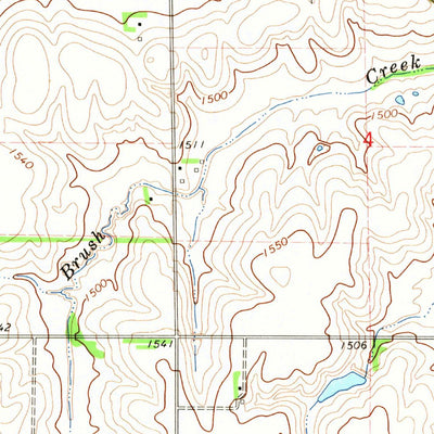 United States Geological Survey Staplehurst, NE (1964, 24000-Scale) digital map