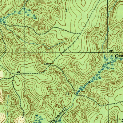 United States Geological Survey Stapleton, AL (1944, 31680-Scale) digital map
