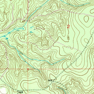 United States Geological Survey Stapleton, AL (1953, 24000-Scale) digital map