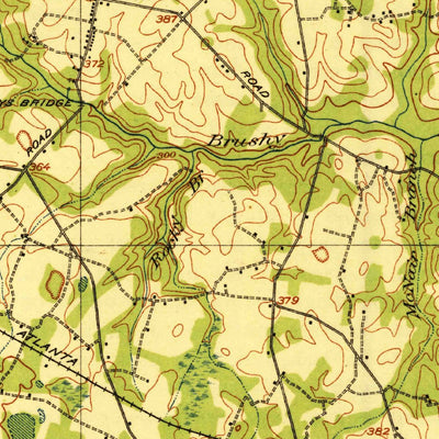 United States Geological Survey Stapleton, GA (1920, 62500-Scale) digital map