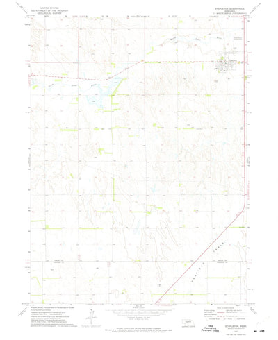 United States Geological Survey Stapleton, NE (1972, 24000-Scale) digital map