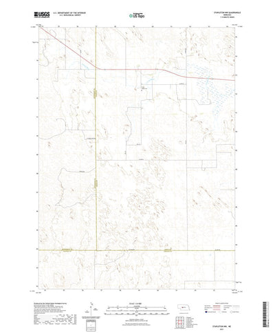 United States Geological Survey Stapleton NW, NE (2021, 24000-Scale) digital map