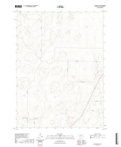 United States Geological Survey Stapleton SW, NE (2021, 24000-Scale) digital map