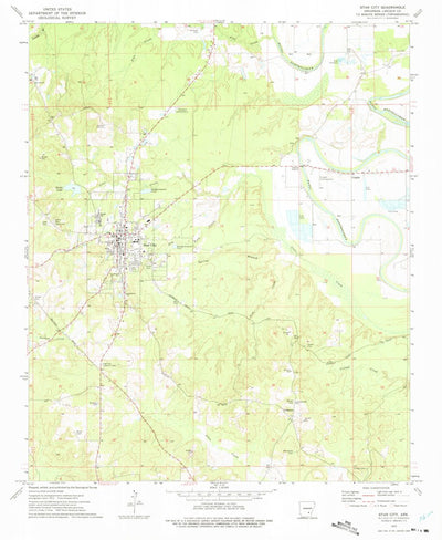 United States Geological Survey Star City, AR (1973, 24000-Scale) digital map